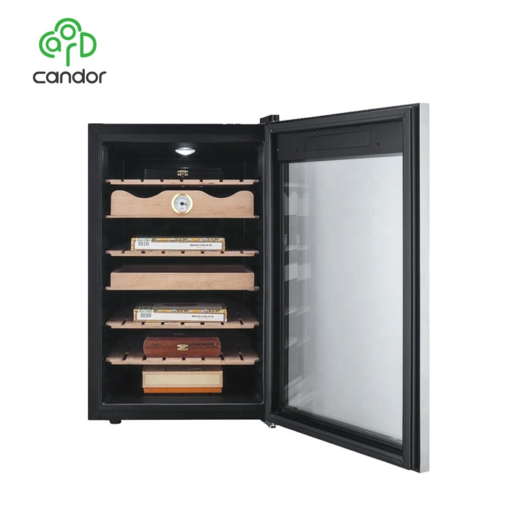 OEM Custom Luxury Design Low Noise Thermoelectric Technology 400PCS Cigar Humidor Refrigerator for Home Use